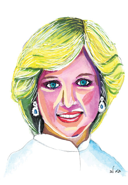 Canvas print of Princess Diana